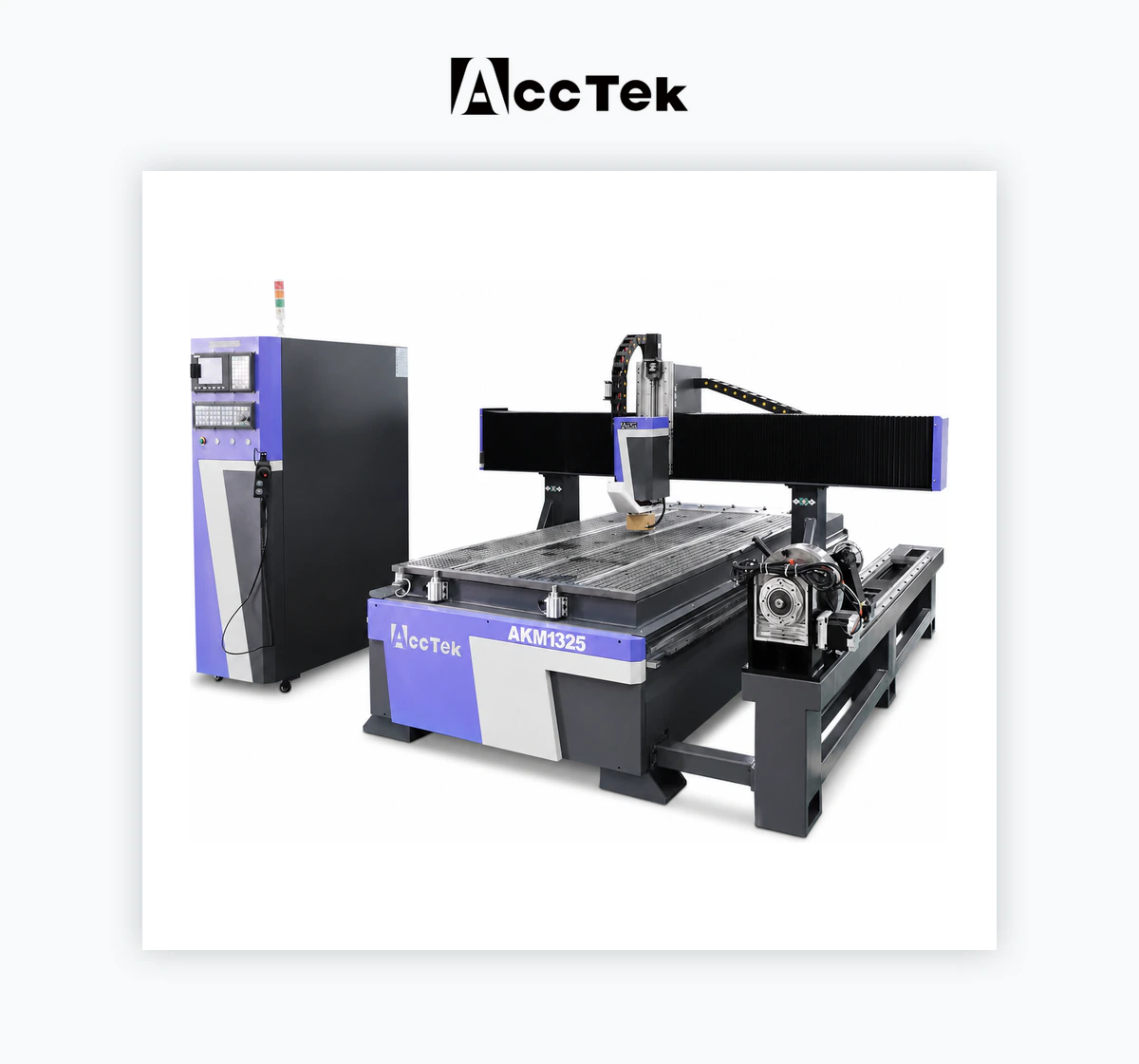 AccTek AKM1325-R Rotary-Axis CNC Router