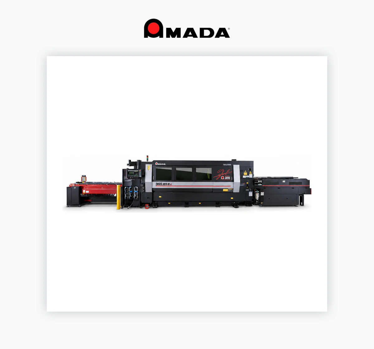 AMADA ENSIS-3015RIe Rotary-Index Fiber Laser Cutter