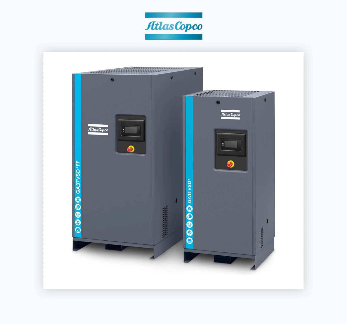 Atlas Copco GA 37 VSD+ Variable-Speed Screw Compressor