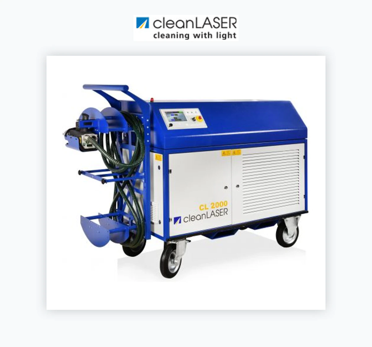 cleanLASER CL 2000 High-Power Laser Cleaning System
