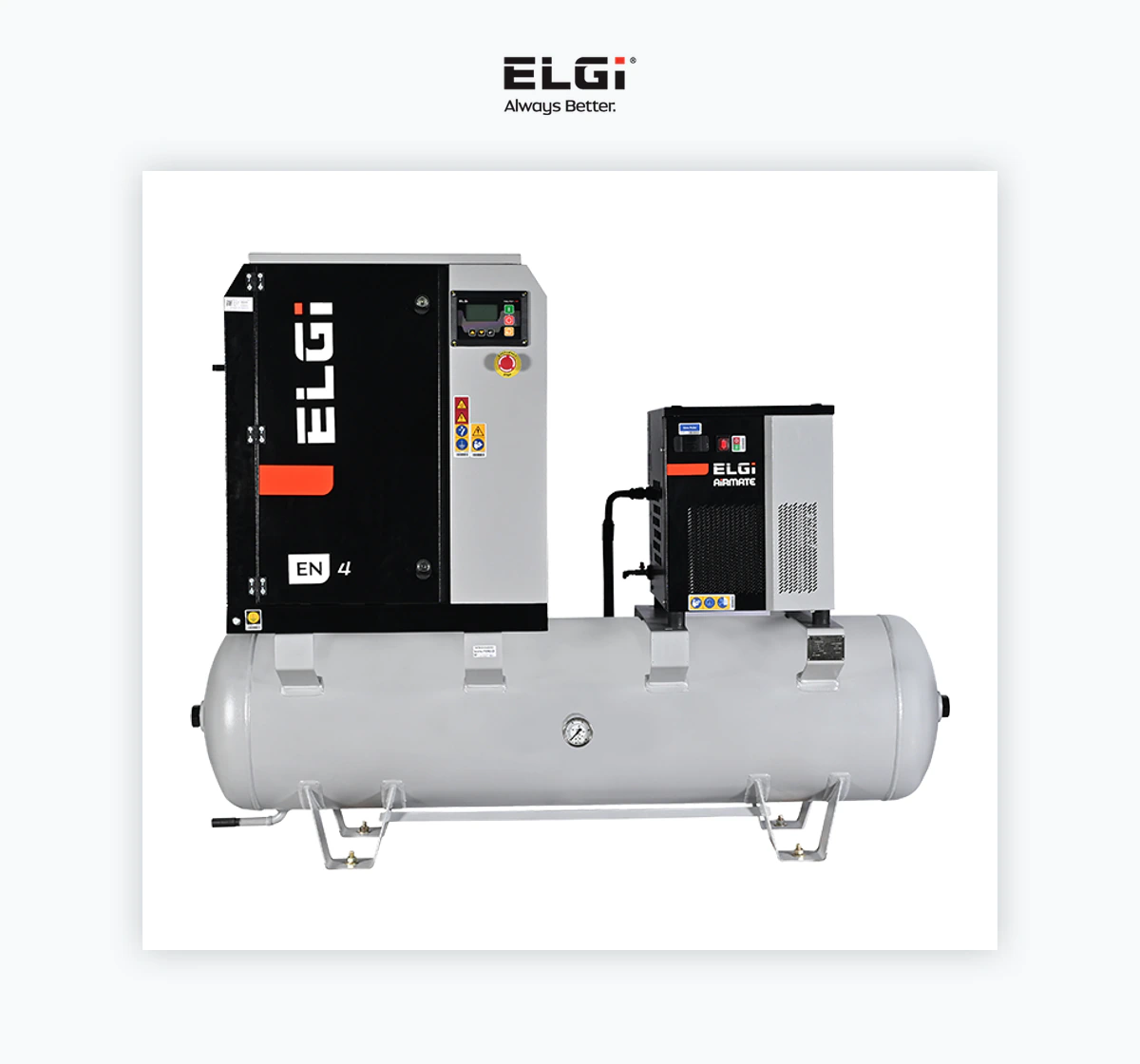 ELGi EN Series Oil-Lubricated Screw Compressor