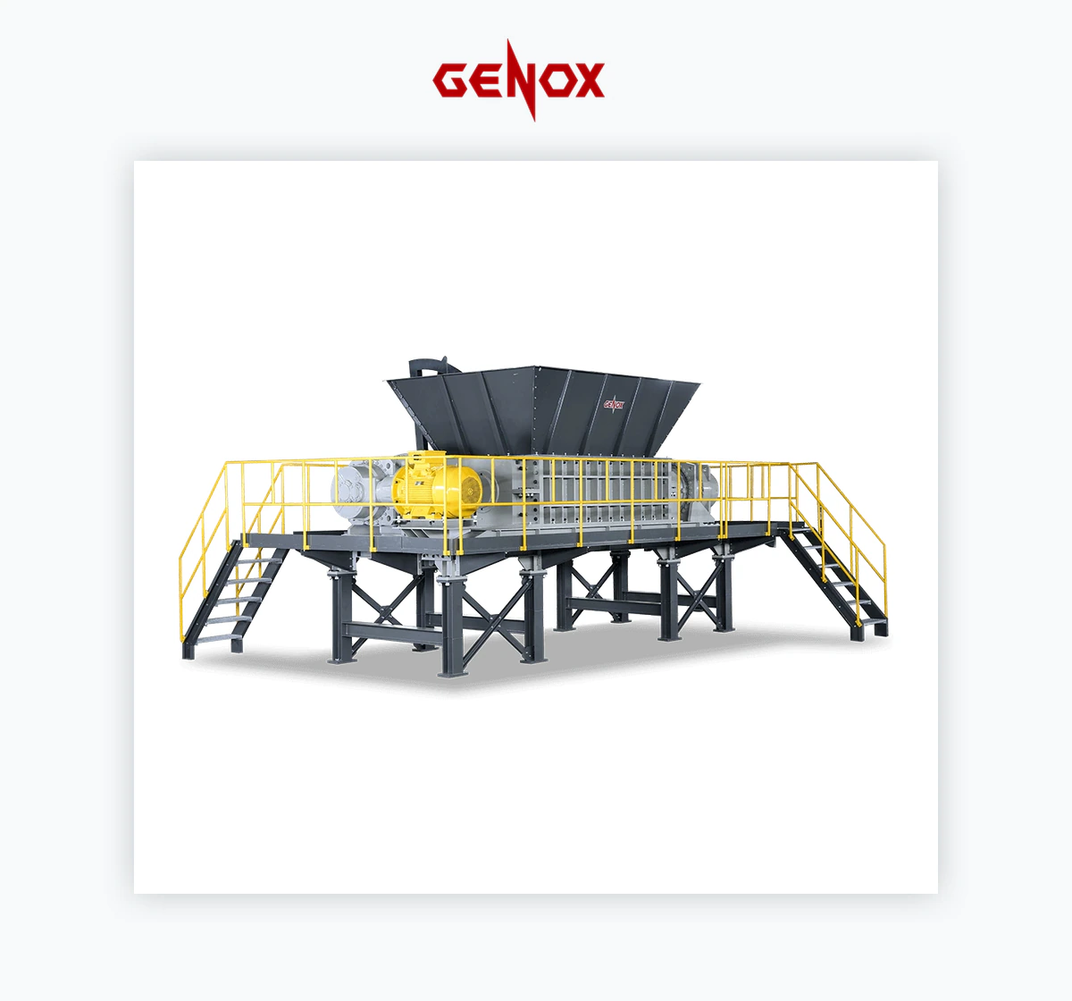 Genox X1300 Twin-shaft Shredder