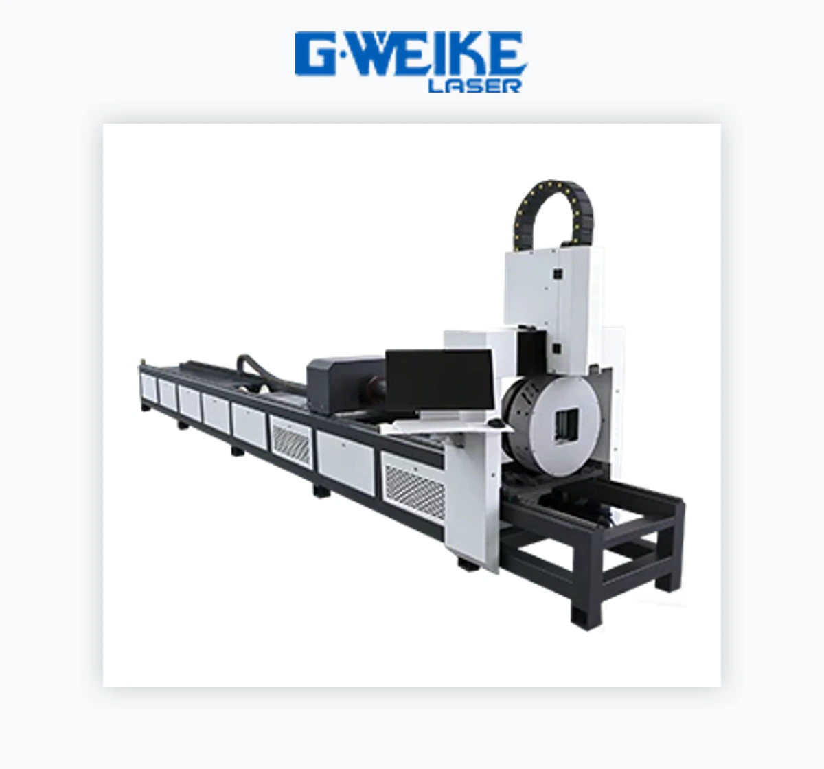 GWEIKE Laser Economical Tube Series Front-Chuck Offset Tube Laser Cutter