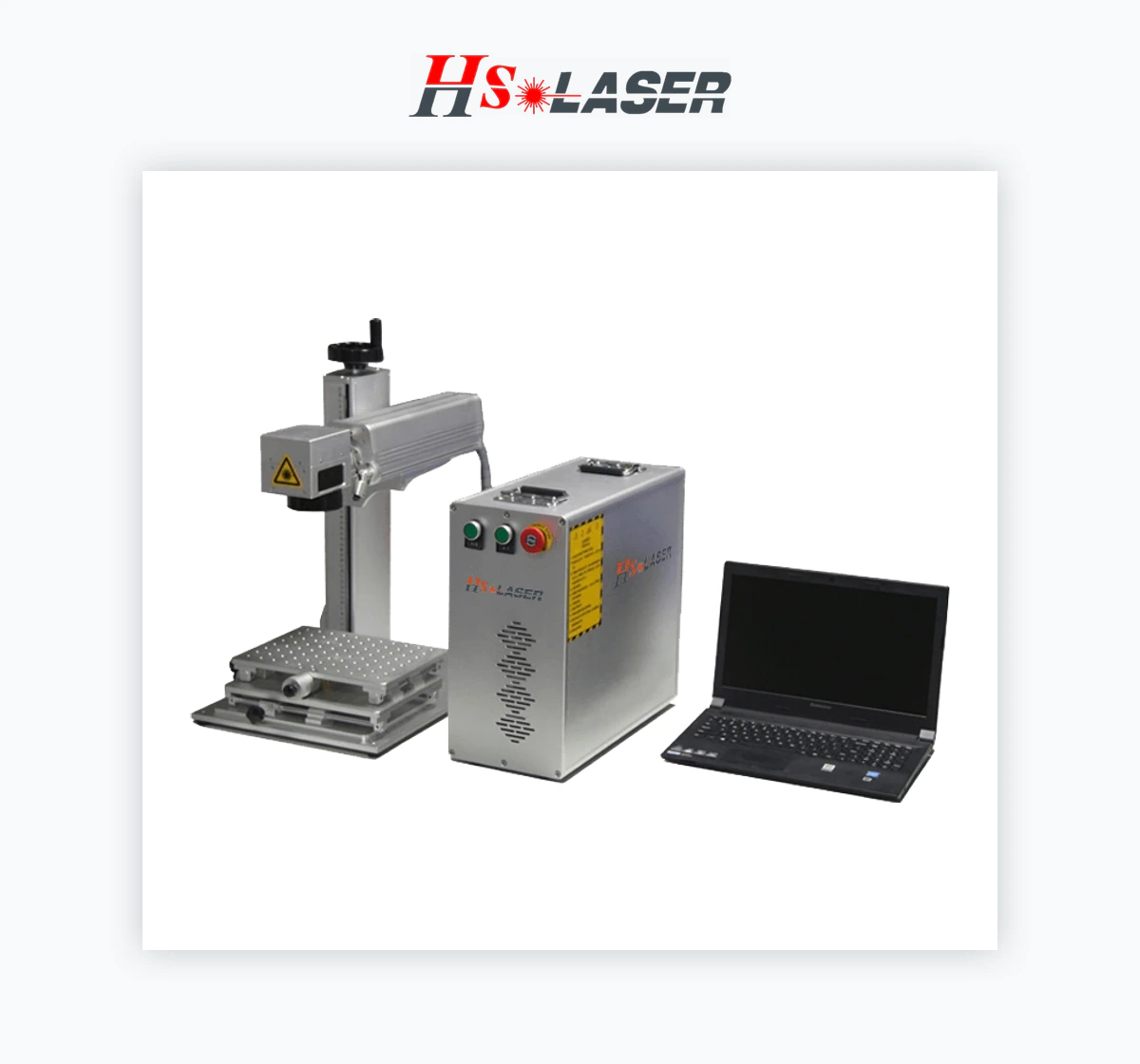 HS Laser HS-F20 / HS-F30 / HS-F50 / HS-F70 / HS-F100 Desktop Fiber Laser Marking Machine