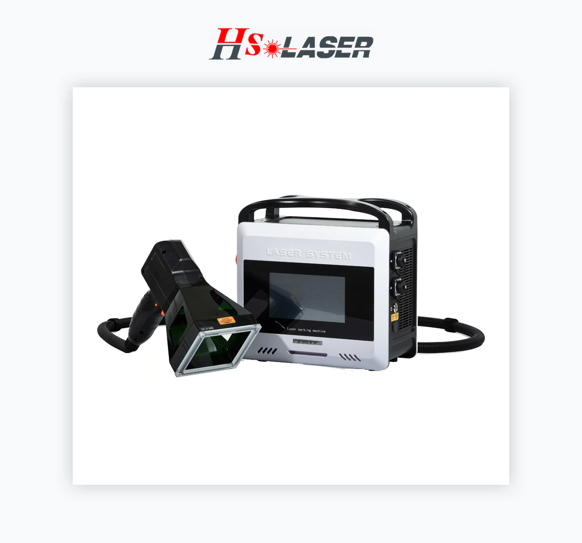 HS Laser HS-F20 / HS-F30 / HS-F50 Portable Fiber Laser Marking Machine