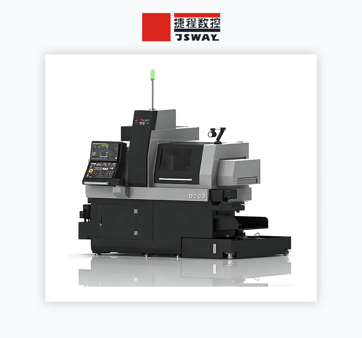 JSWAY D203 3-Axis Swiss-Type CNC Lathe