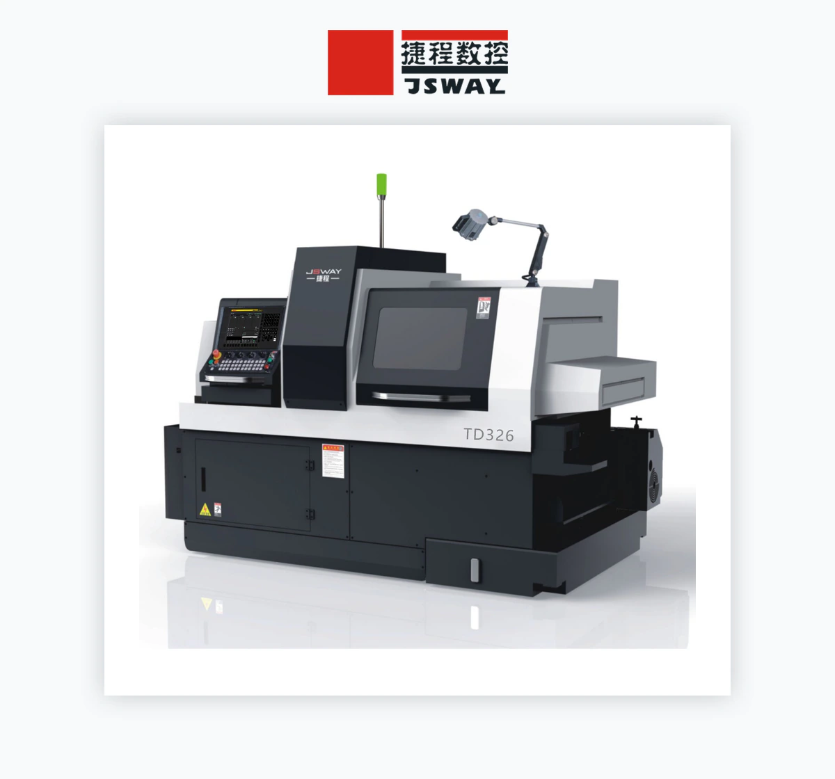 JSWAY TD326 6-Axis Heavy-Cutting Swiss-Type CNC Lathe