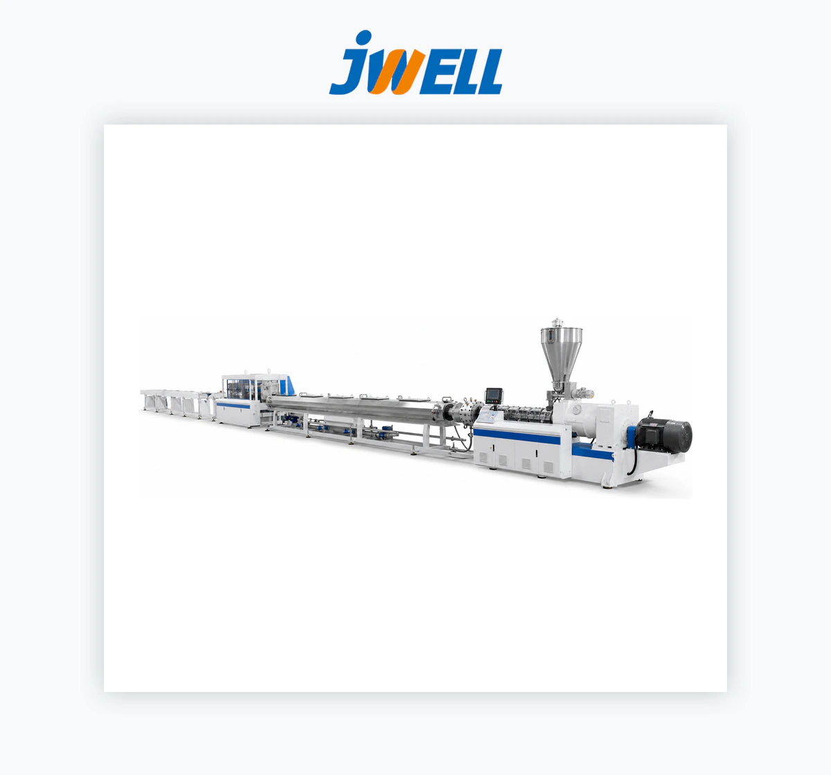 JWELL HDPE/PP/PVC Double Wall Corrugated Pipe Extrusion Line