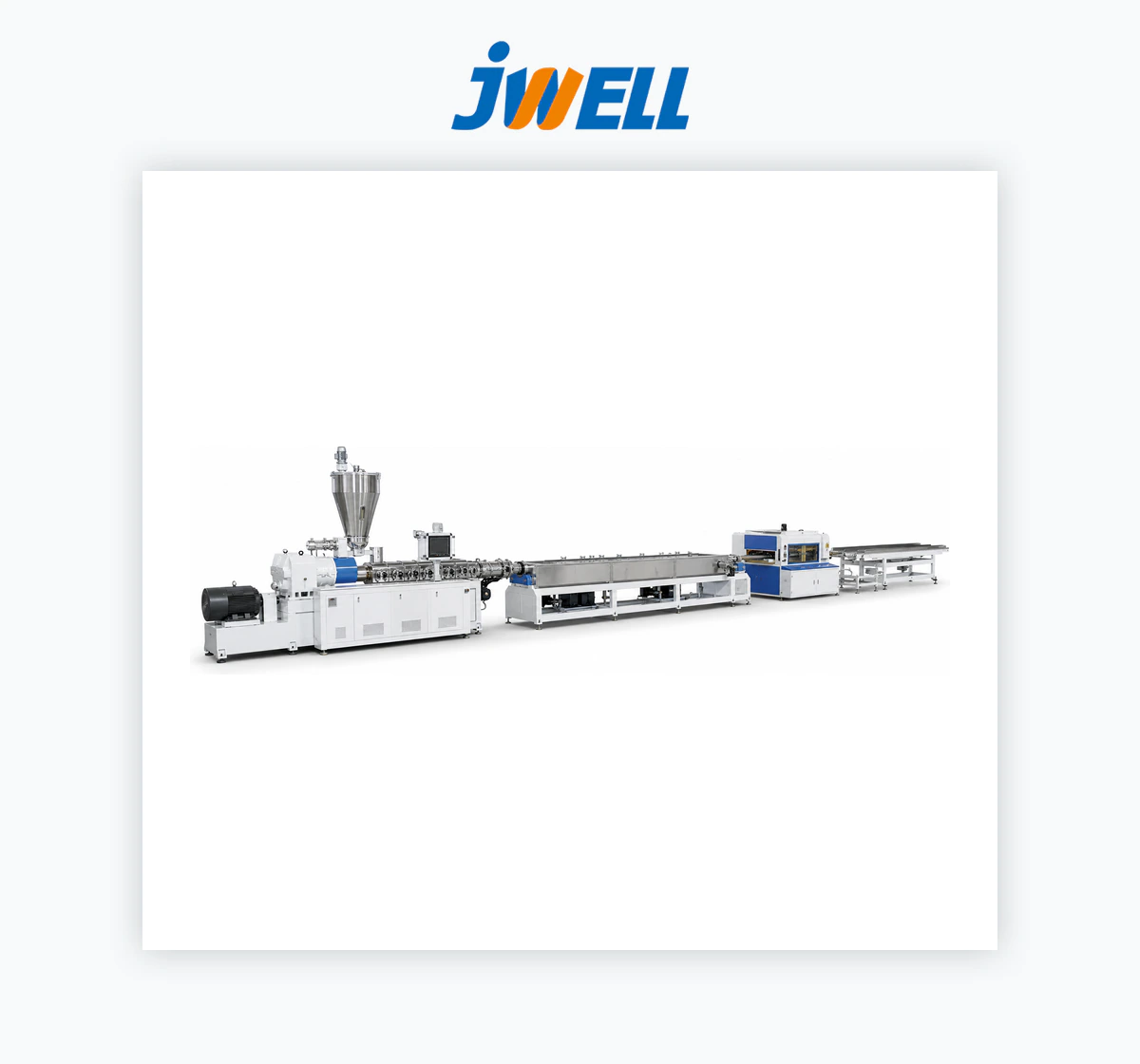 JWELL PE & PP Wood-Plastic Two Step Extrusion Line