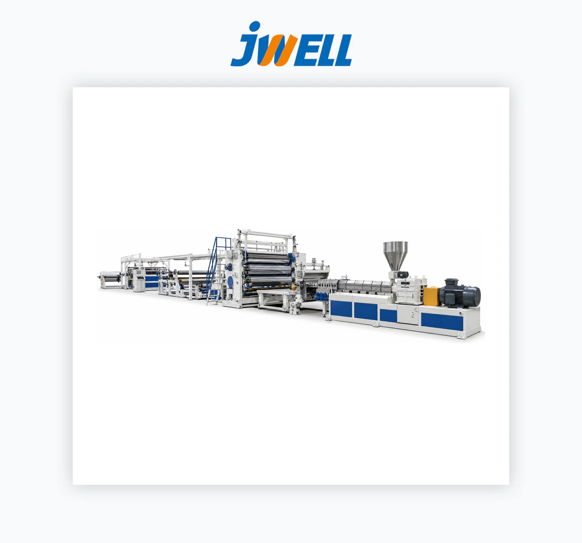 JWELL PP/PS/EVOH Sheet Extrusion Line