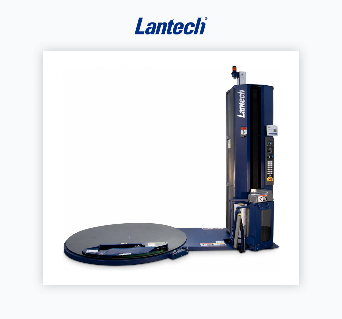 Lantech Q-300XT Semi-Automatic Turntable Stretch Wrapper