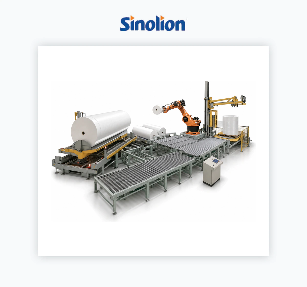 Sinolion Non-Woven Roll Handling System