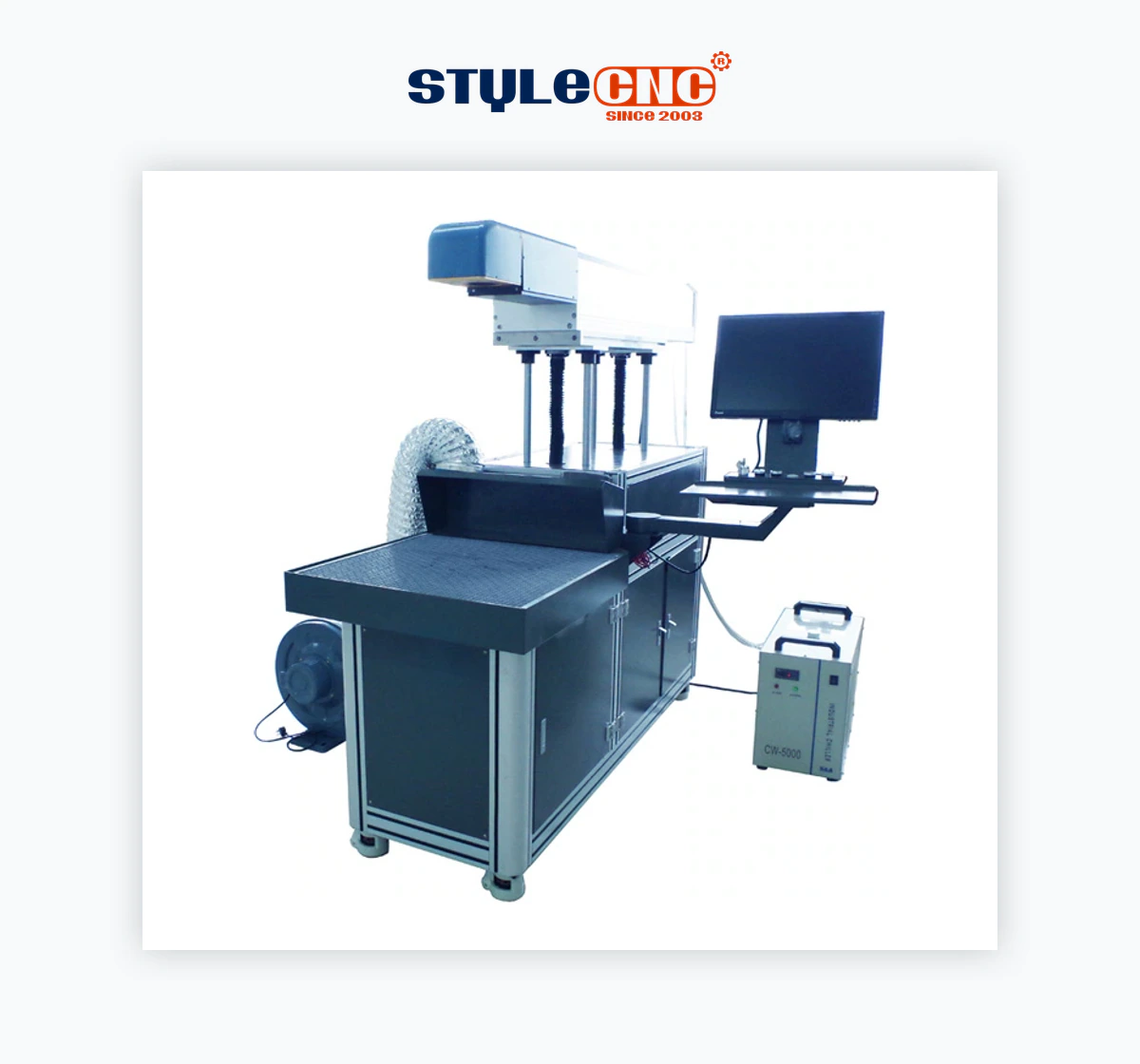 STYLECNC STJ-100C-3D Dynamic CO2 Laser Marking Machine