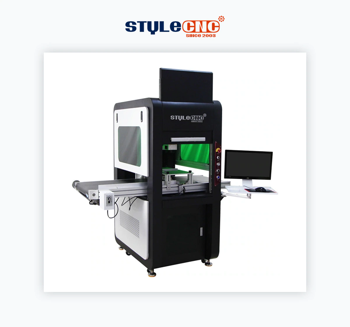 STYLECNC STJ-50F-C CCD Fiber Laser Marking Machine
