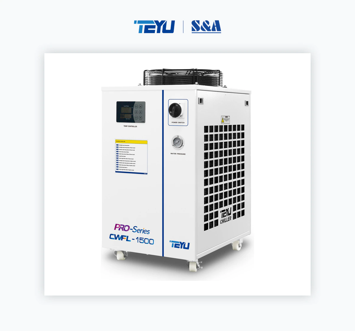 TEYU S&A CWFL-1500 Fiber Laser Water Chiller
