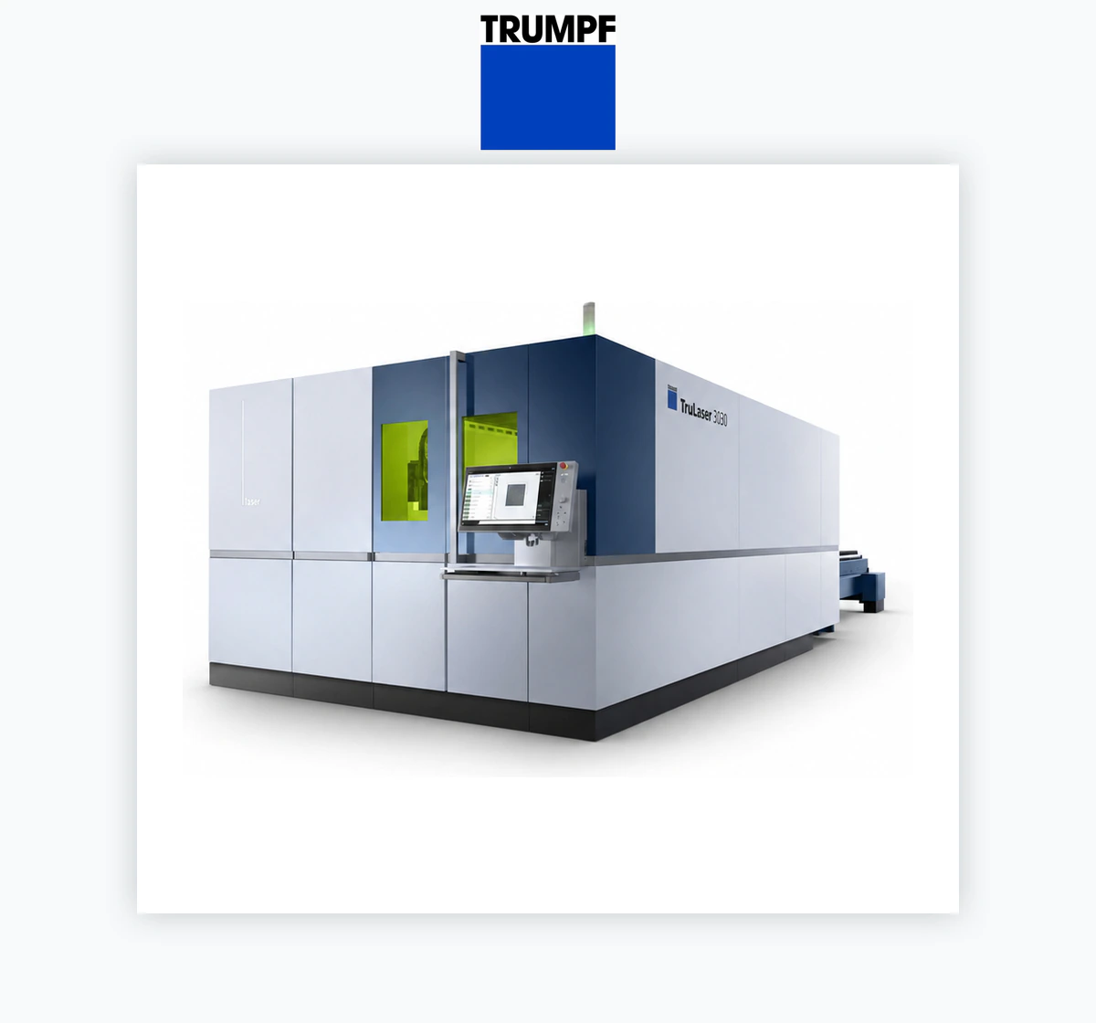 TRUMPF TruLaser 3030 Fiber Laser Cutting Machine