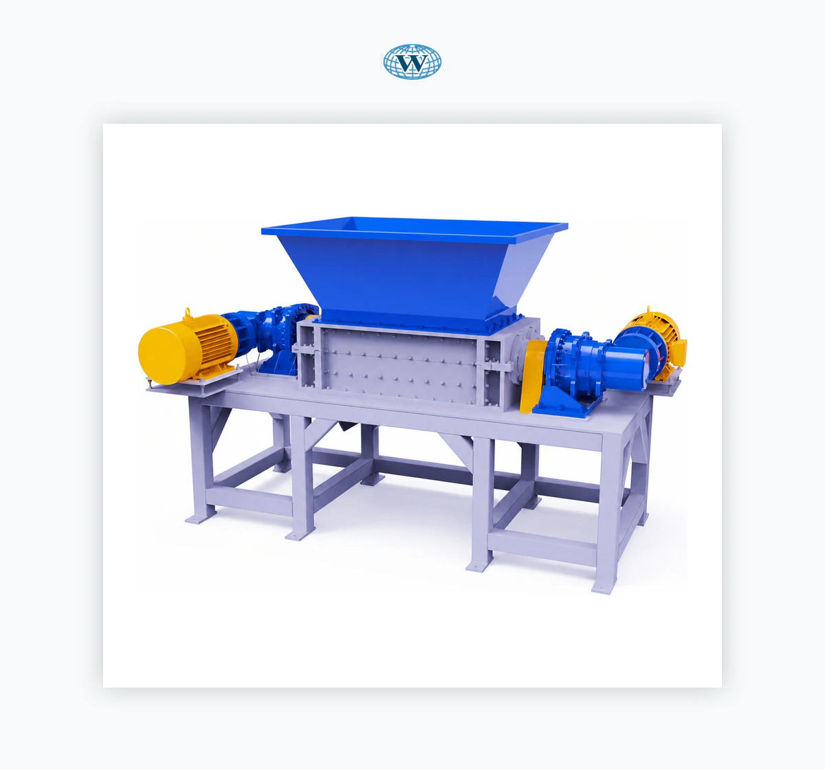 WANROOETECH PNSS-2000 Double-shaft Shredder